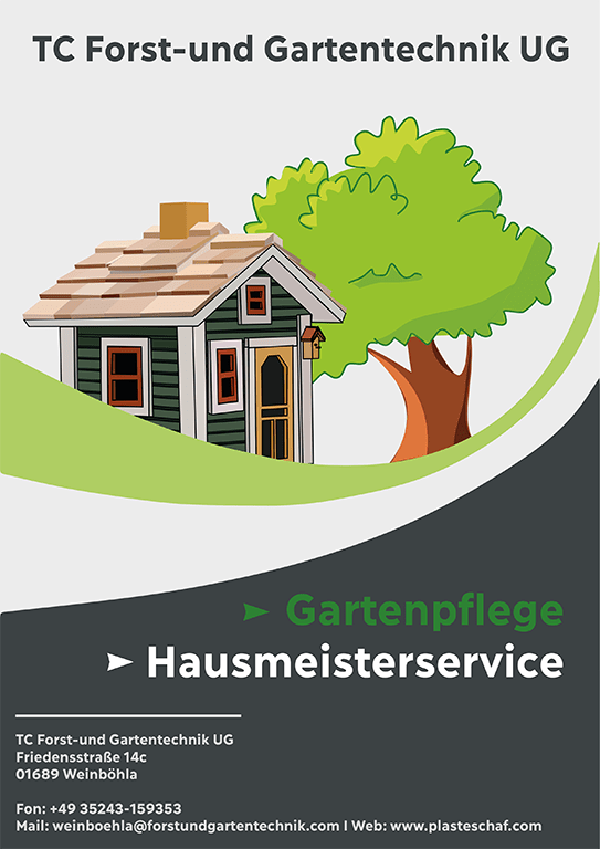 Plasteschaf Forst & Gartentechnik Hausmeisterservice Weinboehla